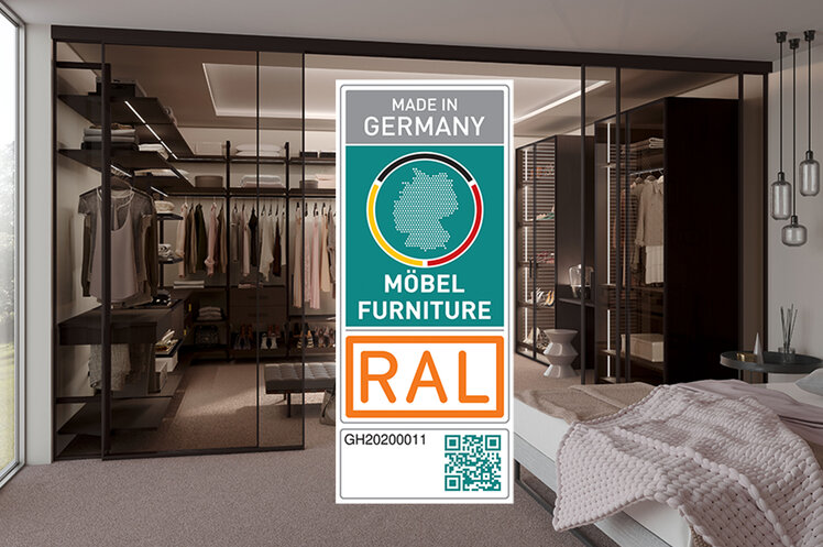 raumplus mit dem Label Möbel Made in Germany ausgezeichnet
